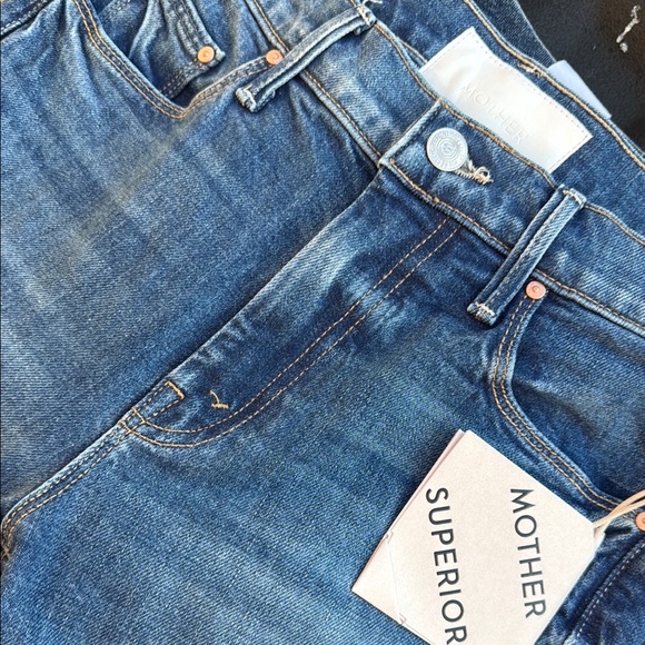 MOTHER SUPERIOR NWT Classic Blue Flared Women Jeans - Picture 4 of 4